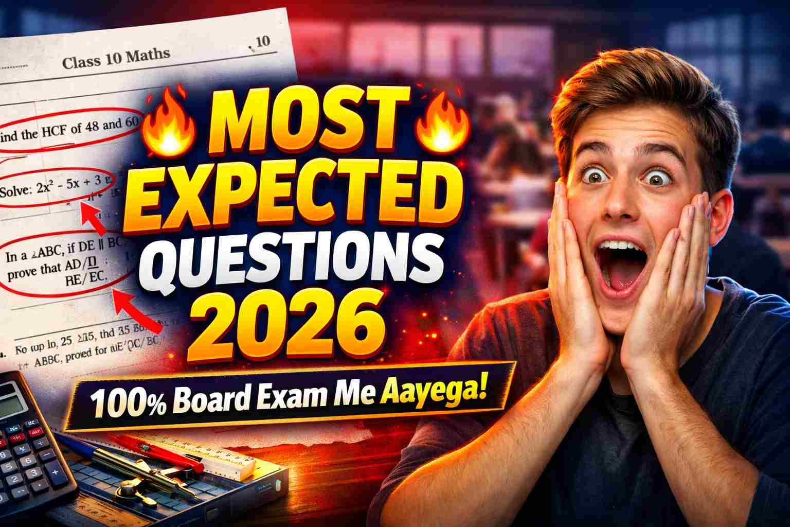 Class 10 Maths Board Exam 2026